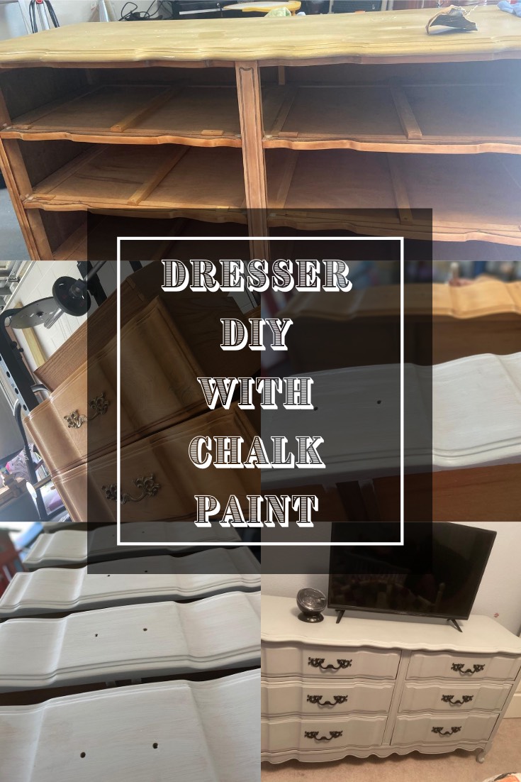 Pinterest image for blog post - Dresser DIY with Chalk Paint